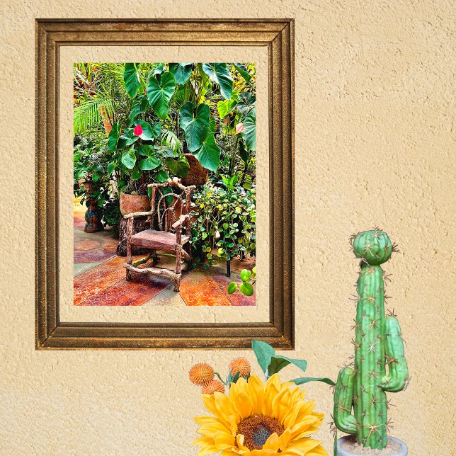 Hacienda Garden Chair Poster (Von Creator hochgeladen)