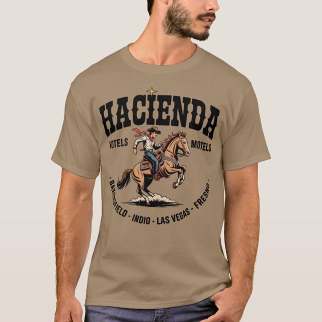 Hacienda - Vintag Las Vegas T-Shirt (Vorderseite)