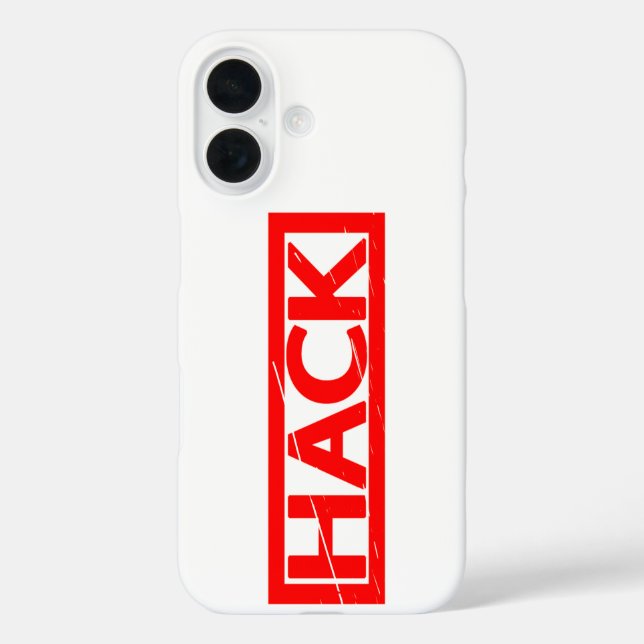 Hack-Briefmarke Case-Mate iPhone Hülle (Rückseite)