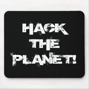 Hack die Planet-Maus Mousepad