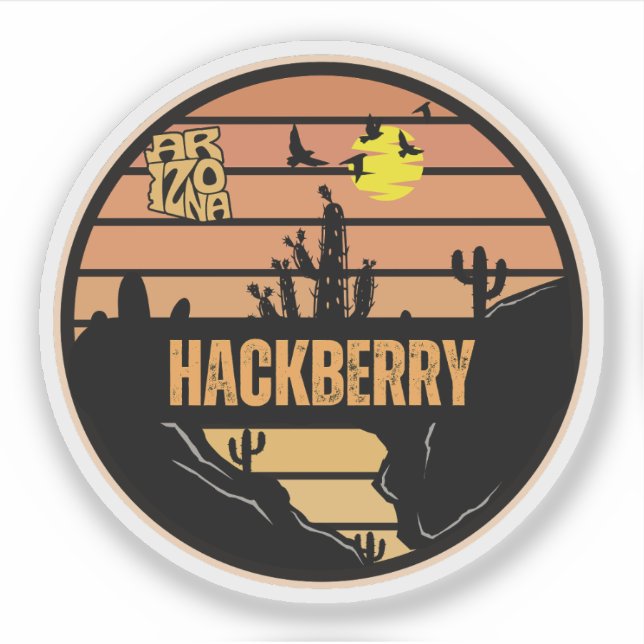 Hackberry, Arizona Aufkleber (Vorderseite)