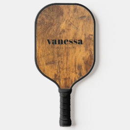 Hackblock Minimaler Moderner Klassischer Name Pickleball Schläger