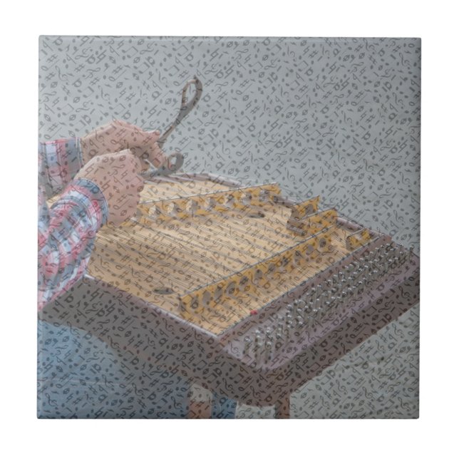 Hackbrett Fliese (Vorderseite)