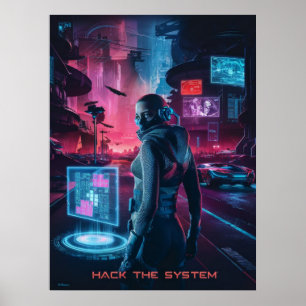 Hacke das System Poster