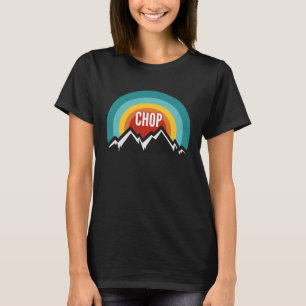 Hacke Vintage Retro Sonnenuntergang T-Shirt