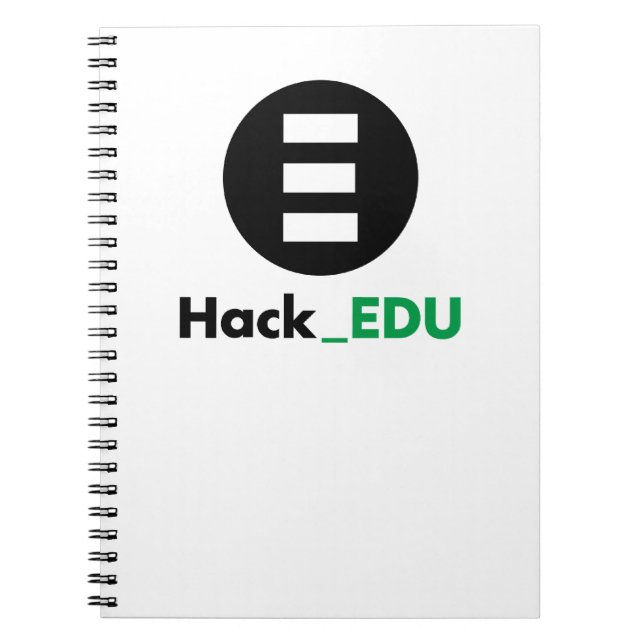 HackEDU-Notebook Notizblock (Vorderseite)