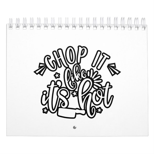 Hacken Sie es so, als wäre es heißes Funny Cooking Kalender (Titelbild)