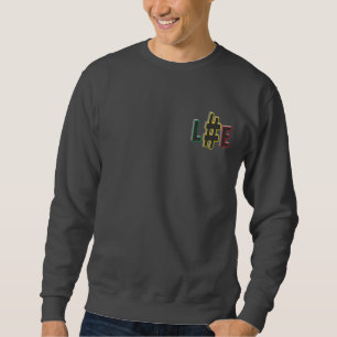 Hacken Sie Umbauleben rasta FarbCrew sml Logo Sweatshirt