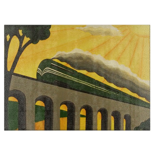 Hackendes Glasbrett des einzigartigen stilvollen Schneidebrett (Vorderseite)