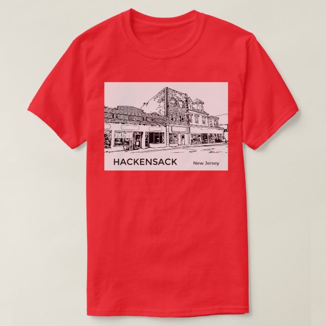 Hackensack New Jersey T-Shirt (Design vorne)
