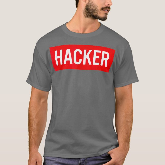 HACKER Cyber Security Engineer IT System T-Shirt (Vorderseite)