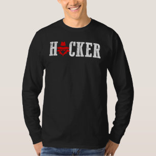 Hacker Cyber-Sicherheit und Schutz der Gegenwart T-Shirt