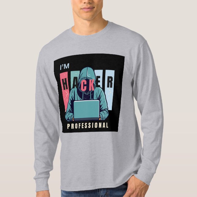 HACKER-Design T-Shirt (Vorderseite)