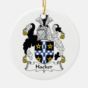 Hacker-Familienwappen Keramikornament