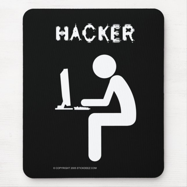 Hacker-Farbe Mousepad (Vorne)