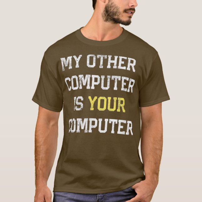 Hacker Hacking Programmer Linu Gift Hackers T-Shirt (Vorderseite)