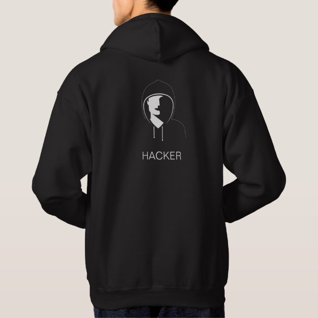 Hacker Hoodie (Rückseite)