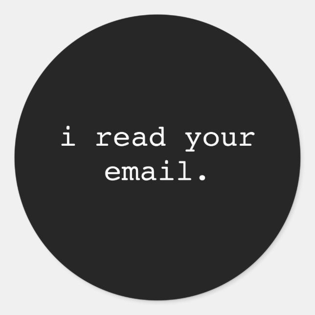 Hacker Laptop Sticker - E-Mail (Vorderseite)