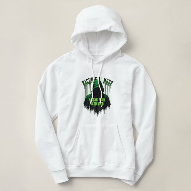 Hacker-Modus aktiviert | Cyberpunk-Stil Hoodie (Design vorne)