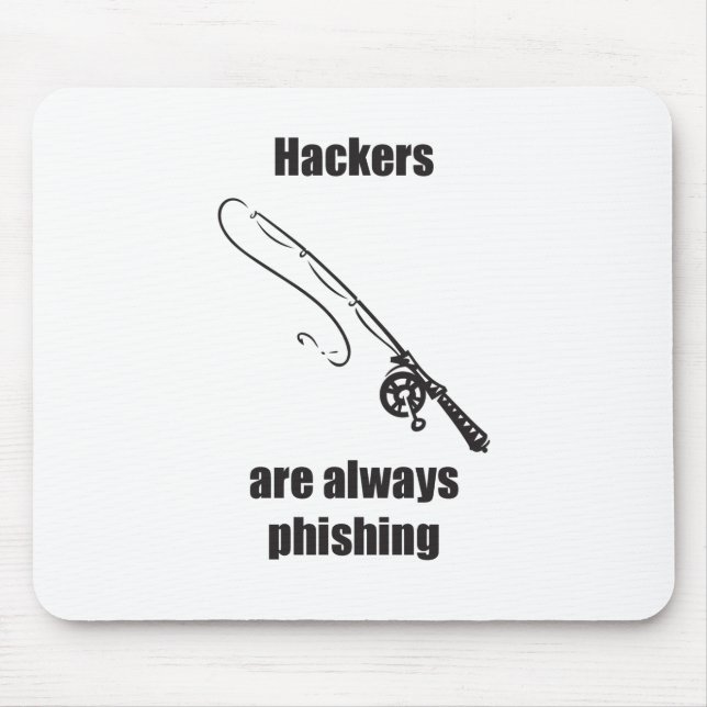 Hacker Phishing Mousepad (Vorne)