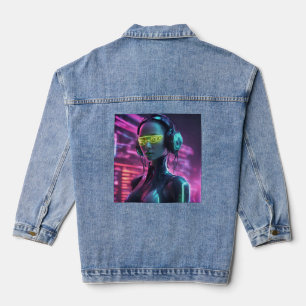 Hackerroboter Jeansjacke