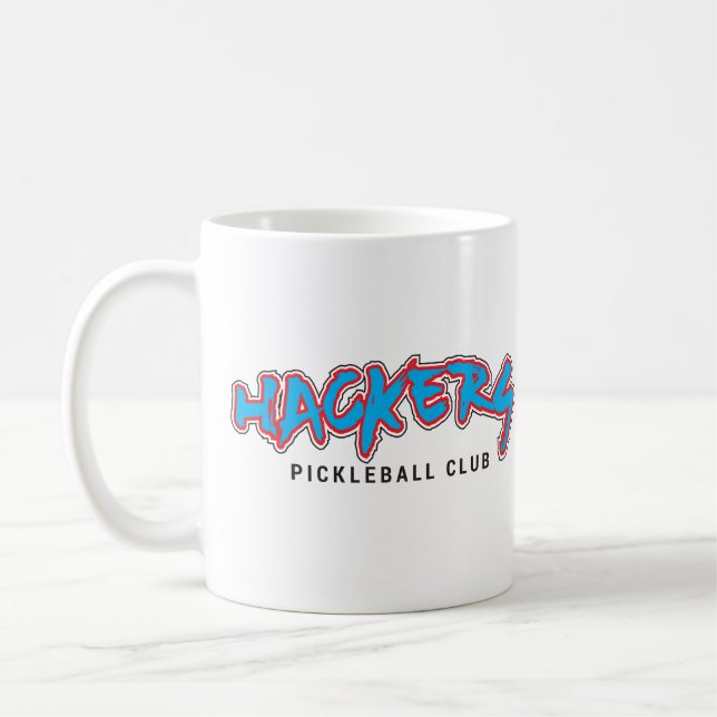 HACKERS Pickleball Club Klassische Tasse (Links)