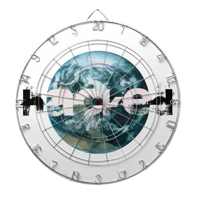 Hacket Planet Erde Dartscheibe (vorne)