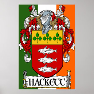 Hackett Wappen Druck Poster