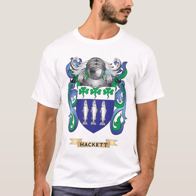 Hackett Wappen (Familienwappen) T-Shirt (Vorderseite)