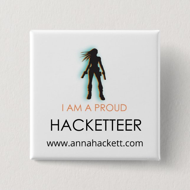 Hacketteer Button (Vorderseite)