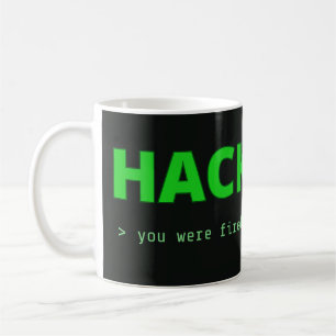 Hackfest-Titelbildschirm-Tasse Kaffeetasse