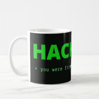 Hackfest-Titelbildschirm-Tasse Kaffeetasse
