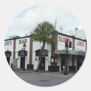 Hackfleisches mit Soße Runder Aufkleber