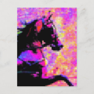 Hackney in Harness Postkarte