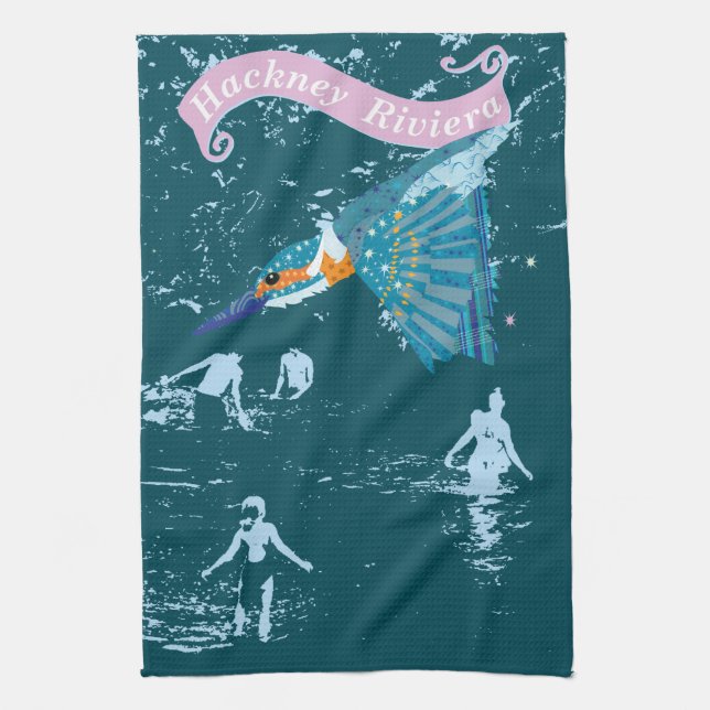 Hackney Riviera Teetuch Geschirrtuch (Vertikal)