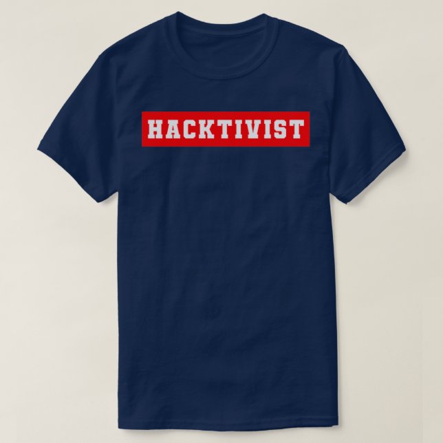 Hacktivist T-Shirt (Design vorne)
