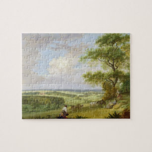 Hackwood Park, Hampshire (Öl auf Leinwand) Puzzle