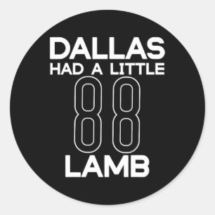 Had A Little Lamb Runder Aufkleber