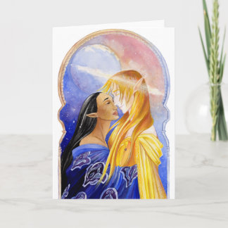 Hadara und die Gruß-Karte Sun-König-Blank Karte