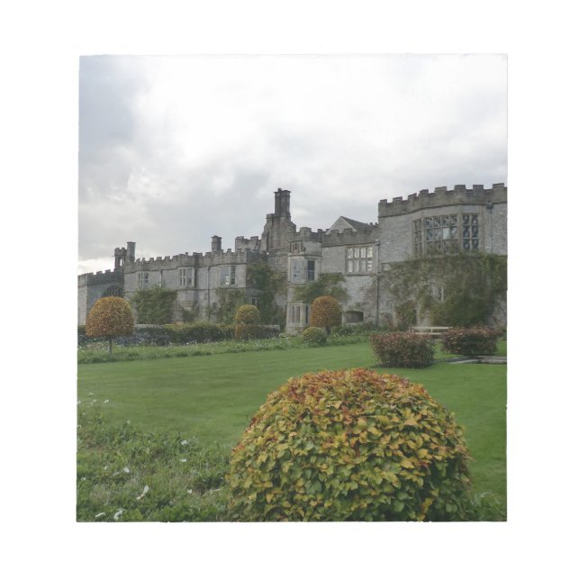 Haddon Hall und Gardens Notizblock (Vorderseite)