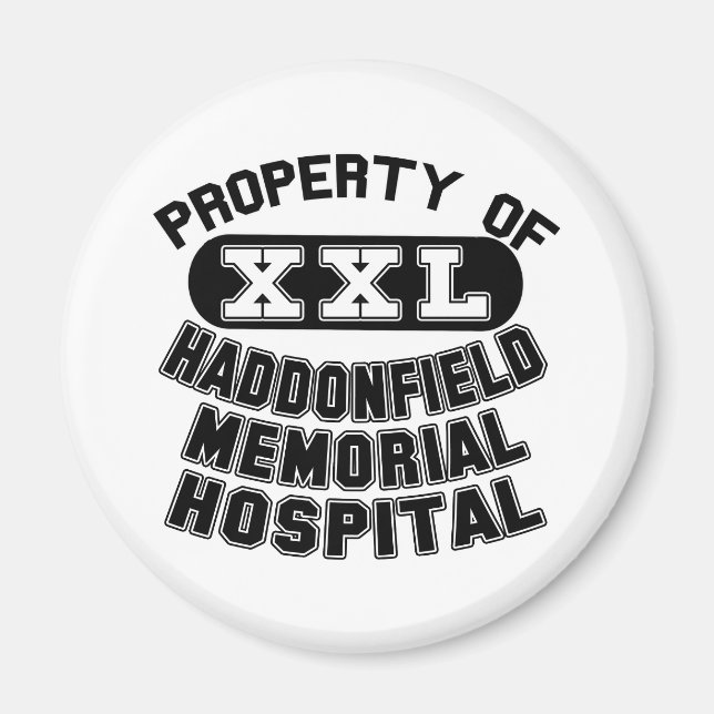 Haddonfield Memorial Hospital Products Magnet (Vorne)