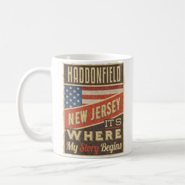 Haddonfield New Jersey Kaffeetasse (Links)