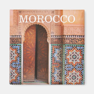 Hader door morocco magnet