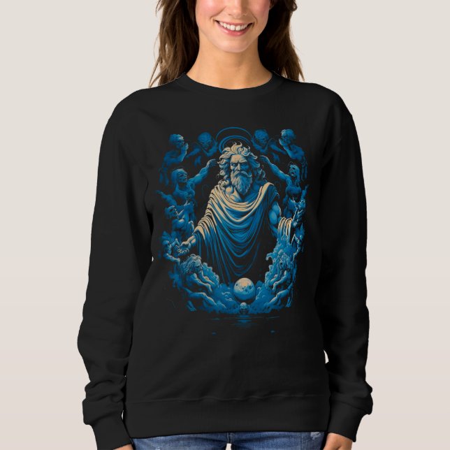 Hades Greek Mythology Death Sweatshirt (Vorderseite)