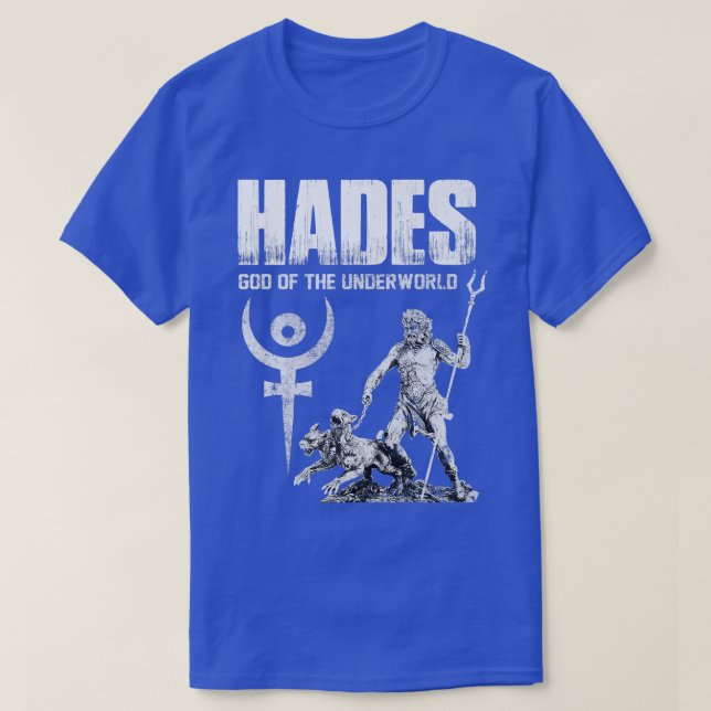 Hades Griechische Mythologie GottAntike Geschichte T-Shirt (Design vorne)