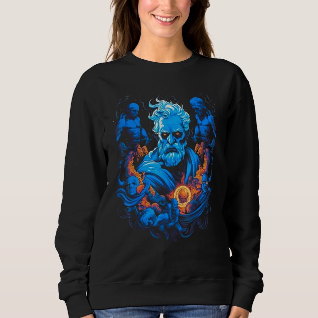 Hades Griechischer Gott Sweatshirt (Vorderseite)
