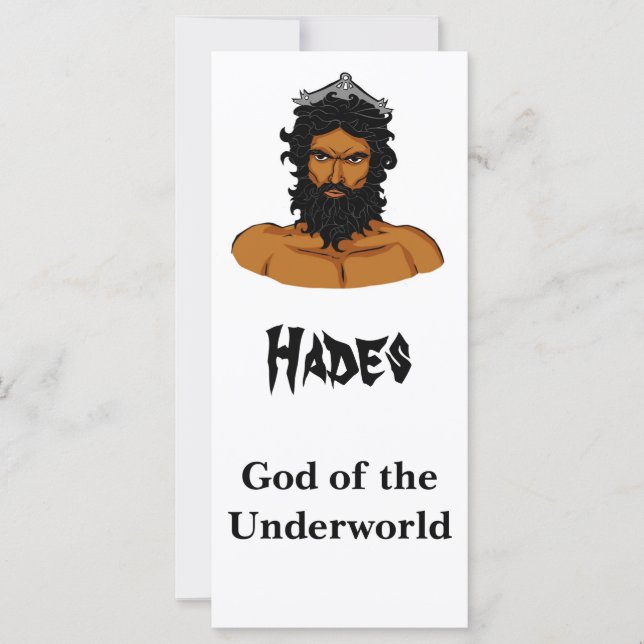 Hades-Informationskarte (Vorderseite)