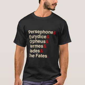 Hades Orpheus und Eurydice Musical Theater T-Shirt