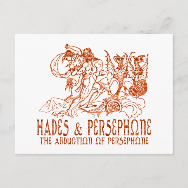 Hades & Persephone Postkarte (Vorderseite)