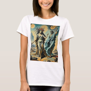 Hades und Persephone, die in die Unterwelt absteig T-Shirt